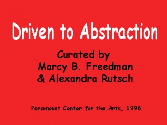 Driven to Abstraction